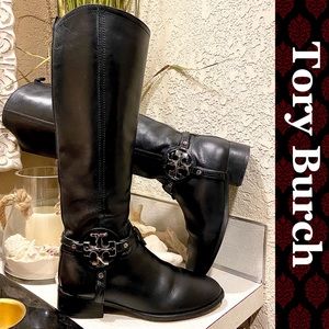 Tory Burch Equestrian Riding Boots